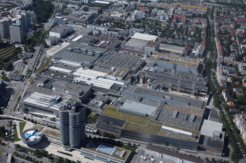 FILE PHOTO: General view of BMW car plant in Munich