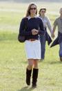 <p>Kate walked the cross country course at the Badminton Horse Trials. At this point, it was understood that Kate and William were broken up (he allegedly broke it off over the phone), but her appearance here stirred up speculation.</p>