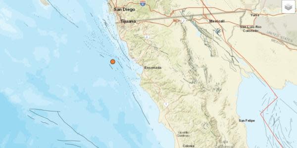 Se registra sismo de 3.6 grados en Playas de Rosarito 