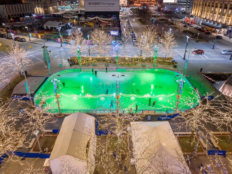 The Rink at Campus Martius Park.