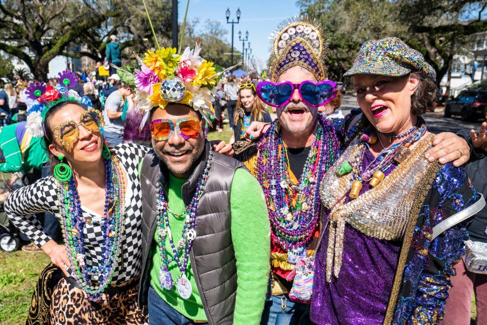 Mardi Gras participants