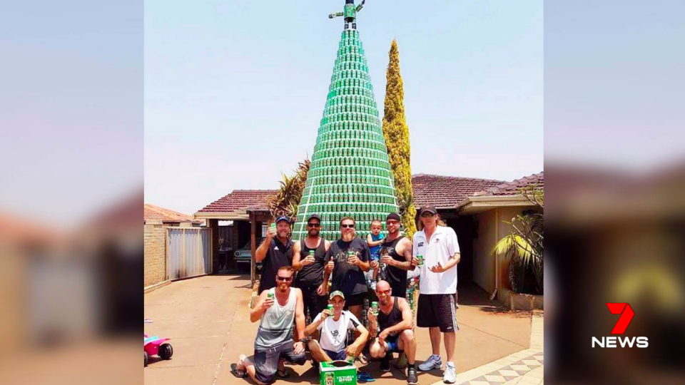 Wes Boyd made the tree and is raising funds for Alzheimer's Australia.