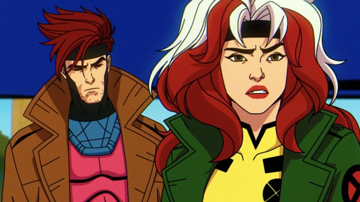 Rogue and Gambit in X-Men '97. 