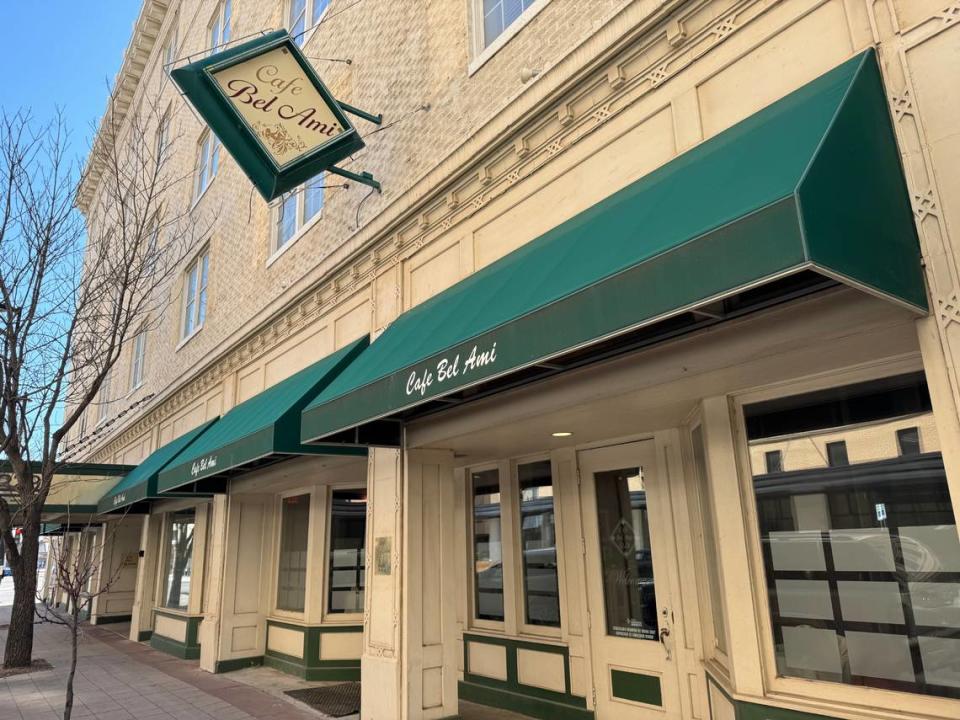 The O’Rourke Title Building needs a new air conditioning system that will take 14 months to repair, so Cafe Bel Ami is leaving after 26 years.