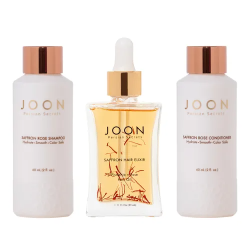 Joon Haircare Saffron Rose Hydrating Set. PHOTO: Joon Haircare