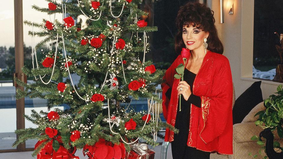 Joan Collins, December 1989