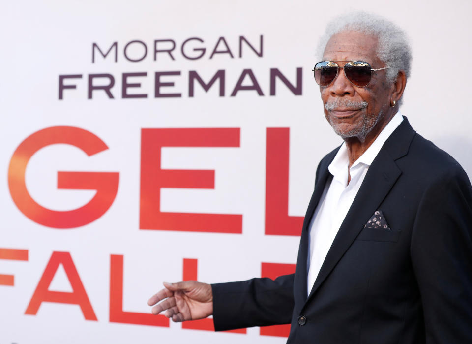 Morgan Freeman attends the premiere for the film “Angel Has Fallen” in Los Angeles, California, U.S., August 20, 2019. REUTERS/Mario Anzuoni