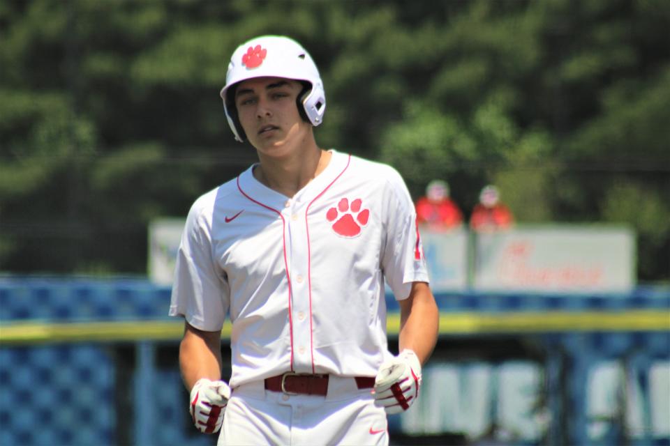 Beechwood's Cameron Boyd as Beechwood fell 1-0 to Russell County in the state quarterfinals of the KHSAA state baseball tournament June 4, 2022, at Kentucky Proud Park, University of Kentucky, Lexington.