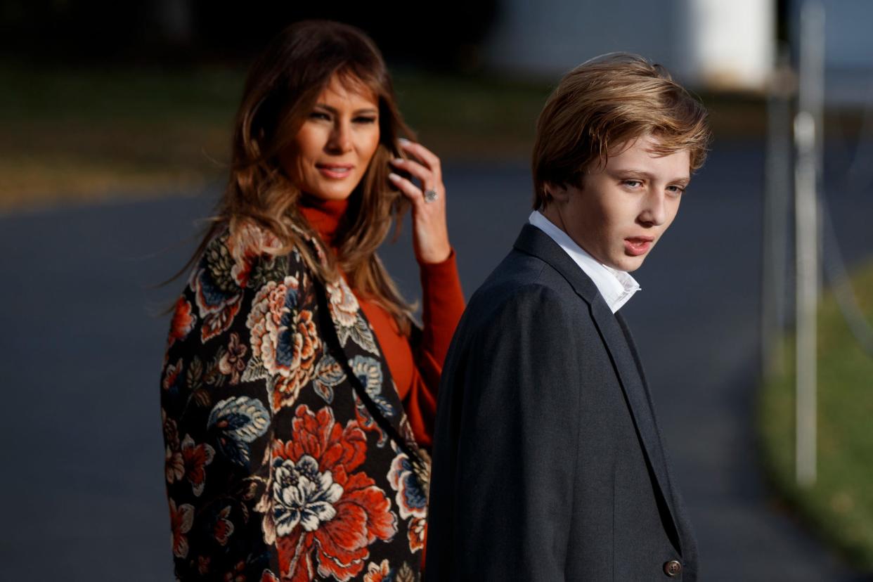 melania trump barron trump