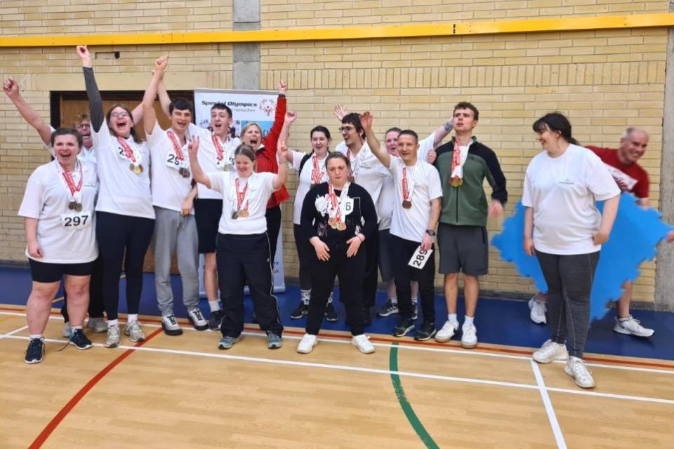 Isle of Wight County Press: Sporting Opportunities athletes celebrate medal success.