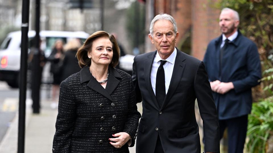 Cherie Blair and Tony Blair 