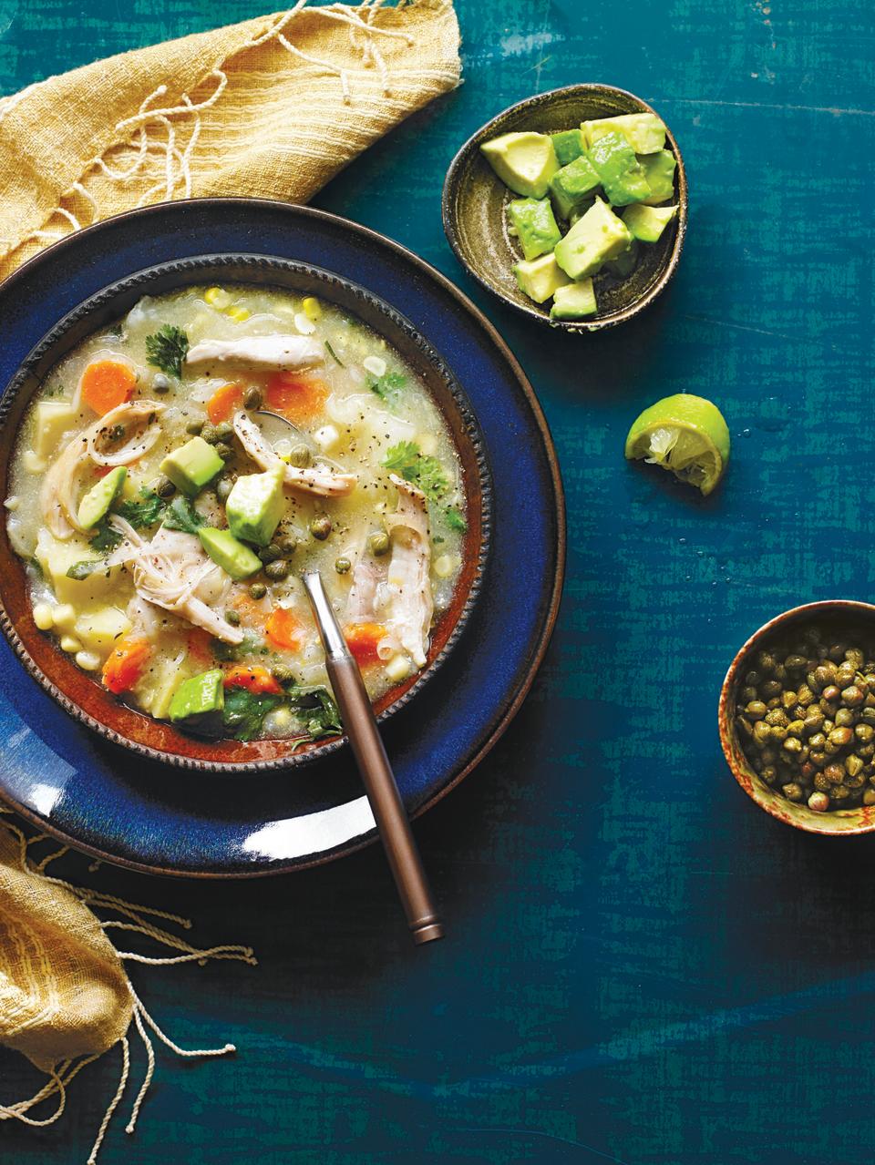 Potato, Corn, and Chicken Stew