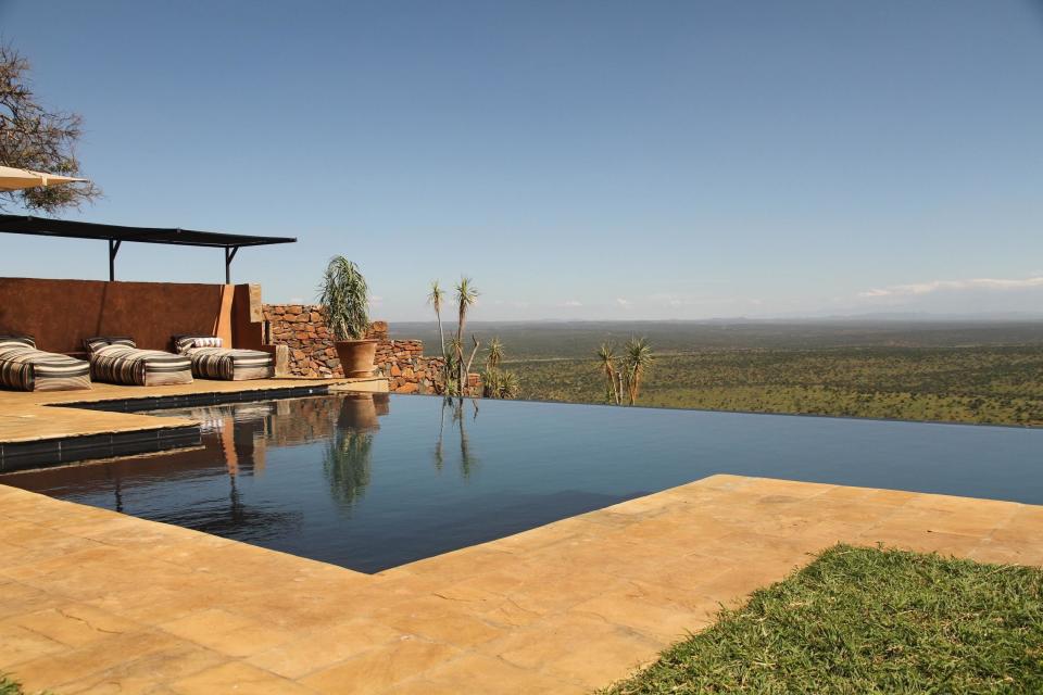 Loisaba's pool overlooks one of Kenya's most important elephant corridors (Loisaba/Elewana collection)