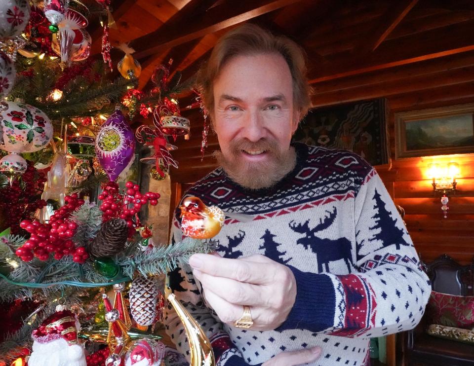 Heartfully Your ornament designer Christopher Radko, photographed at his Cold Spring home on Tuesday, November 28, 2023.