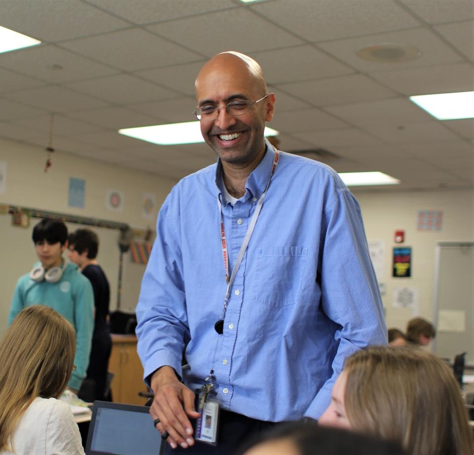 Rahul Menon has been named as the Tippecanoe School Corp. Secondary Teacher of the Year for 2022-2023.