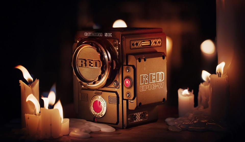 In a bit of a surprise, RED Camera unveiled its most light-sensitive Super 35