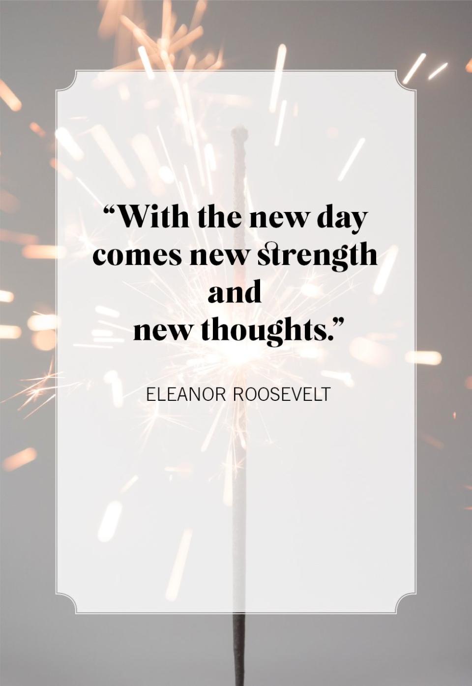 new year quotes eleanor roosevelt