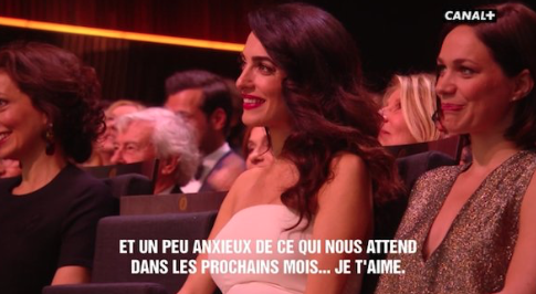 Amal Clooney aux anges