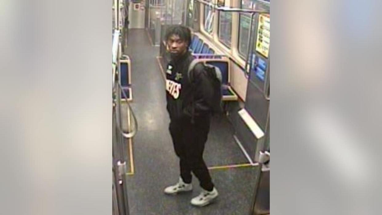 <div>Chicago police are seeking to identify a man suspected of robbing a CTA Green Line passenger.</div> <strong>(Chicago Police Dept.)</strong>