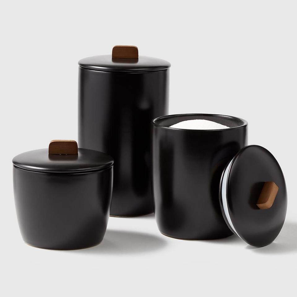 6) Ink Black Ceramic Bulk Canisters