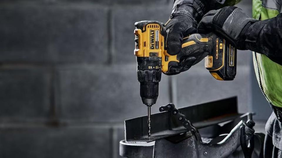 This DeWalt 20-volt cordless drill is one of many great tools on sale at Lowe's today.