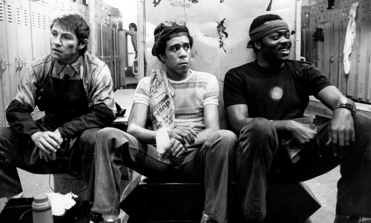 <span>Harvey Keitel, Richard Pryor and Yaphet Kotto in Blue Collar.</span><span>Photograph: Ronald Grant</span>