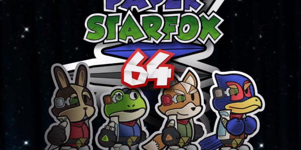 Fans mezclan Star Fox y Sonic con el estilo de Paper Mario y el resultado es genial