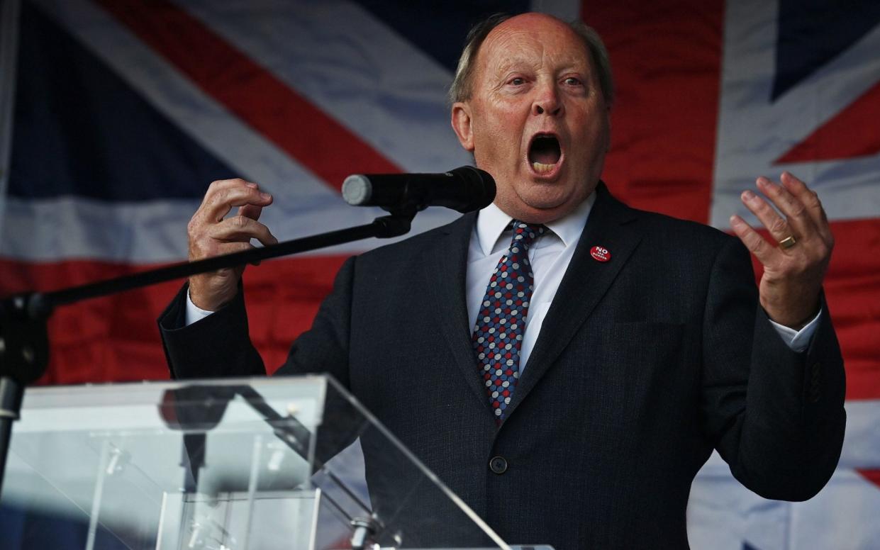 Jim Allister, the TUV leader, said: 'Like TUV, Reform UK speaks its mind'