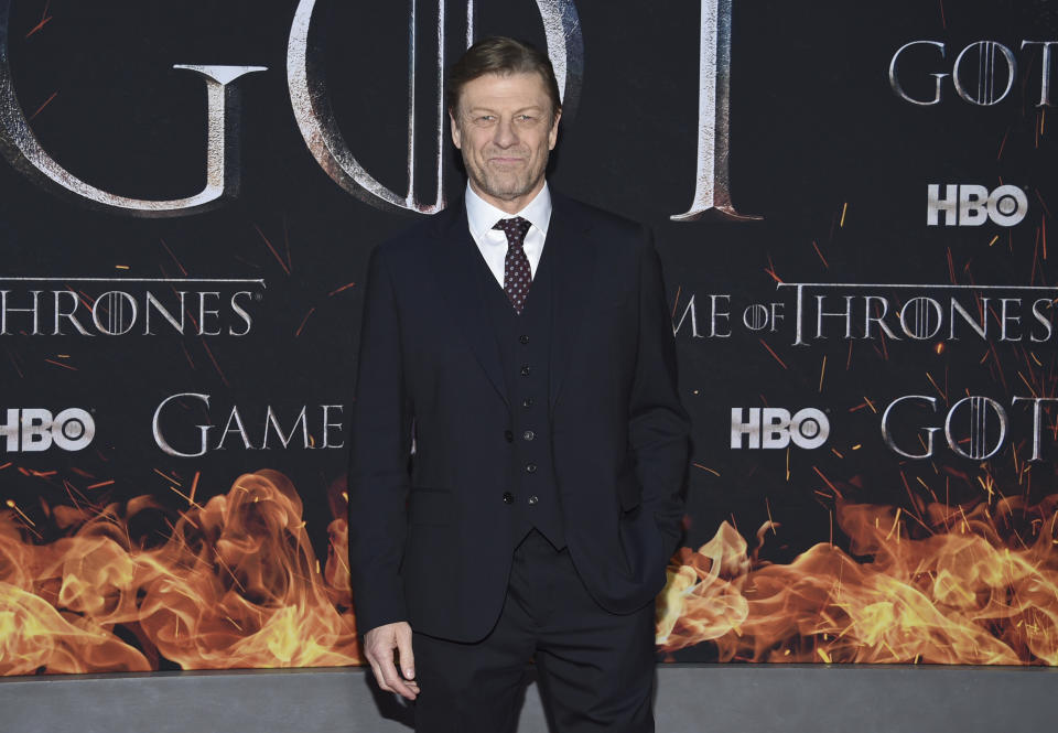 Sean Bean attends HBO’s “Game of Thrones” final season premiere at Radio City Music Hall on Wednesday, April 3, 2019, in New York. (Photo by Evan Agostini/Invision/AP)