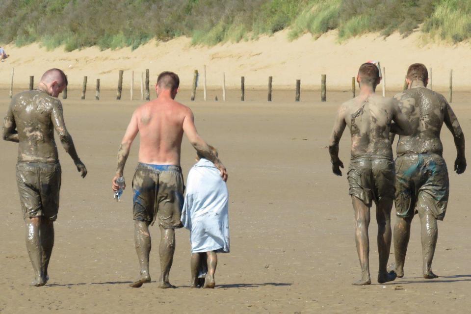 The group had tried to reach the edge of the sea at low tide: BARB Search and Rescue