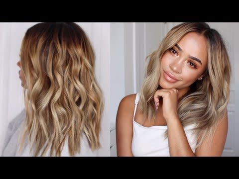 How to Get Beach Waves with a Curling Wand