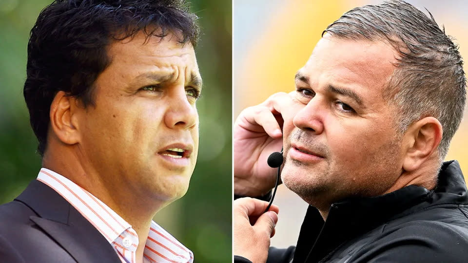 Steve Renouf is not convinced that Anthony Seibold has learned from his mistakes at the Brisbane Broncos as he prepares to take over as Manly's head coach. Pictures: Getty Images
