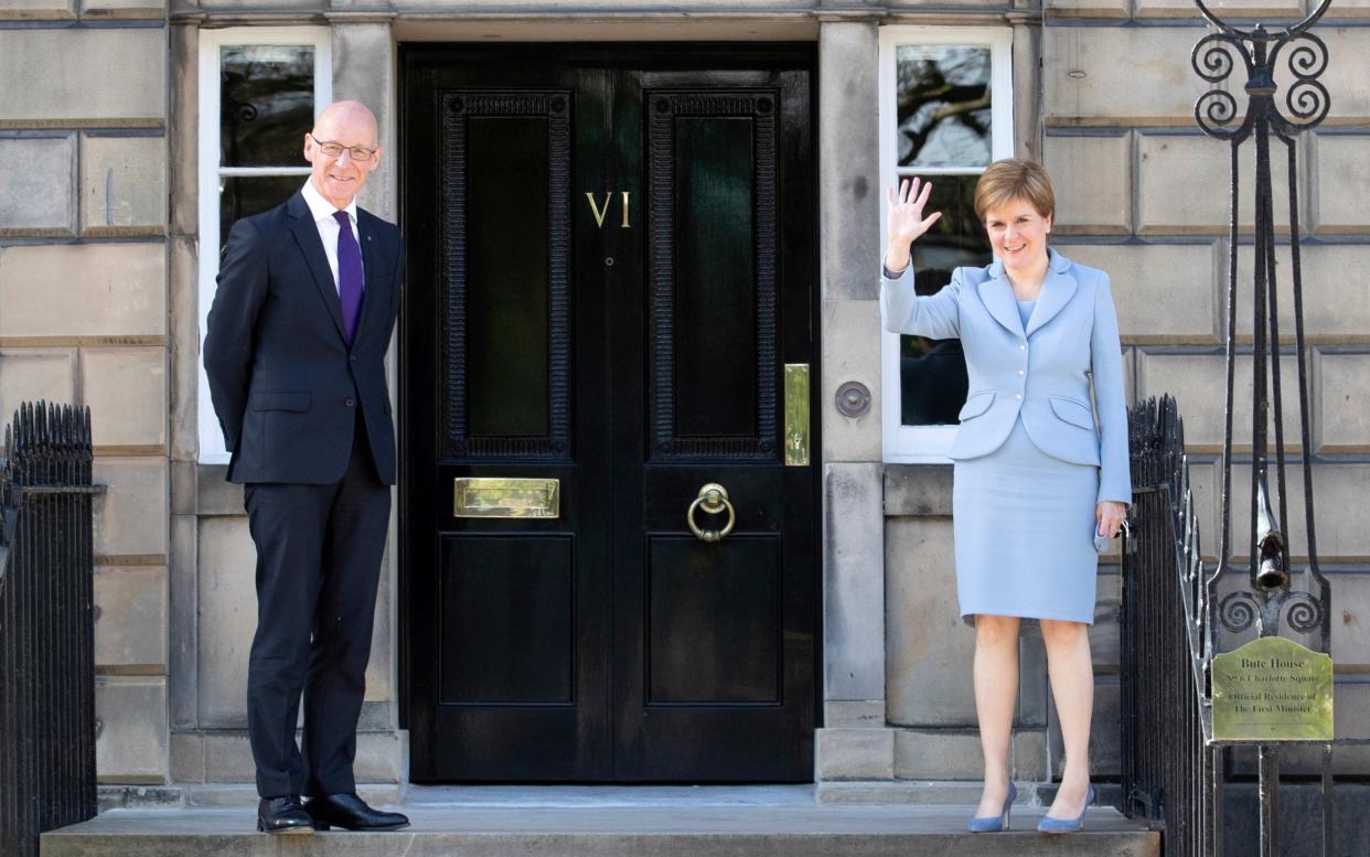 John Swinney, left, and Nicola Sturgeon will make a decision this week - Pool/Getty Images Europe