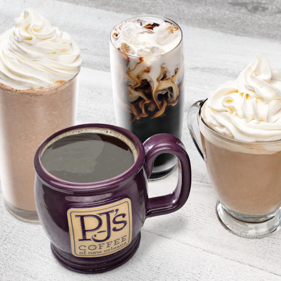 PJ's Coffee offers coffee, espresso, teas, smoothies, frozen and blended drinks, energy drinks and more.