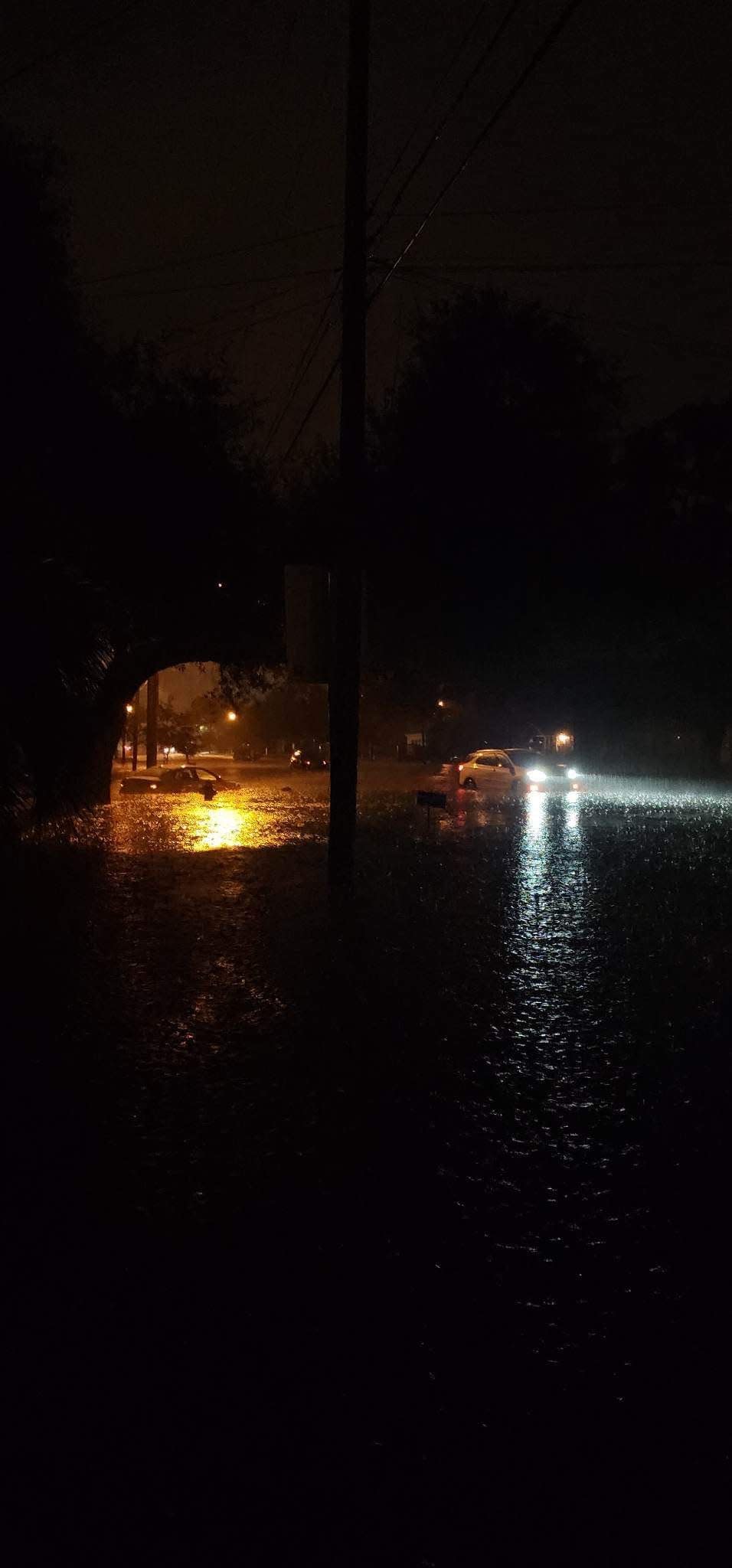 Heavy rainfall in Pensacola caused significant flooding along West Garden Street on Thursday, Jan. 15, 2023.