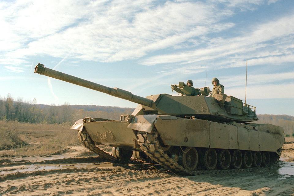 XM-1 Abrams tanks