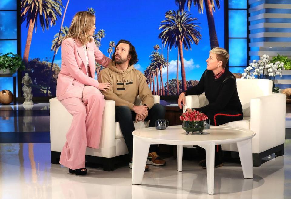 Olivia Wilde, Jason Sudeikis and Ellen DeGeneres