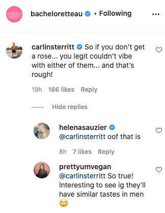 Ex-Bachelorette star Carlin Sterritt has weighed in on the upcoming season. Photo: Instagram/bacheloretteau.