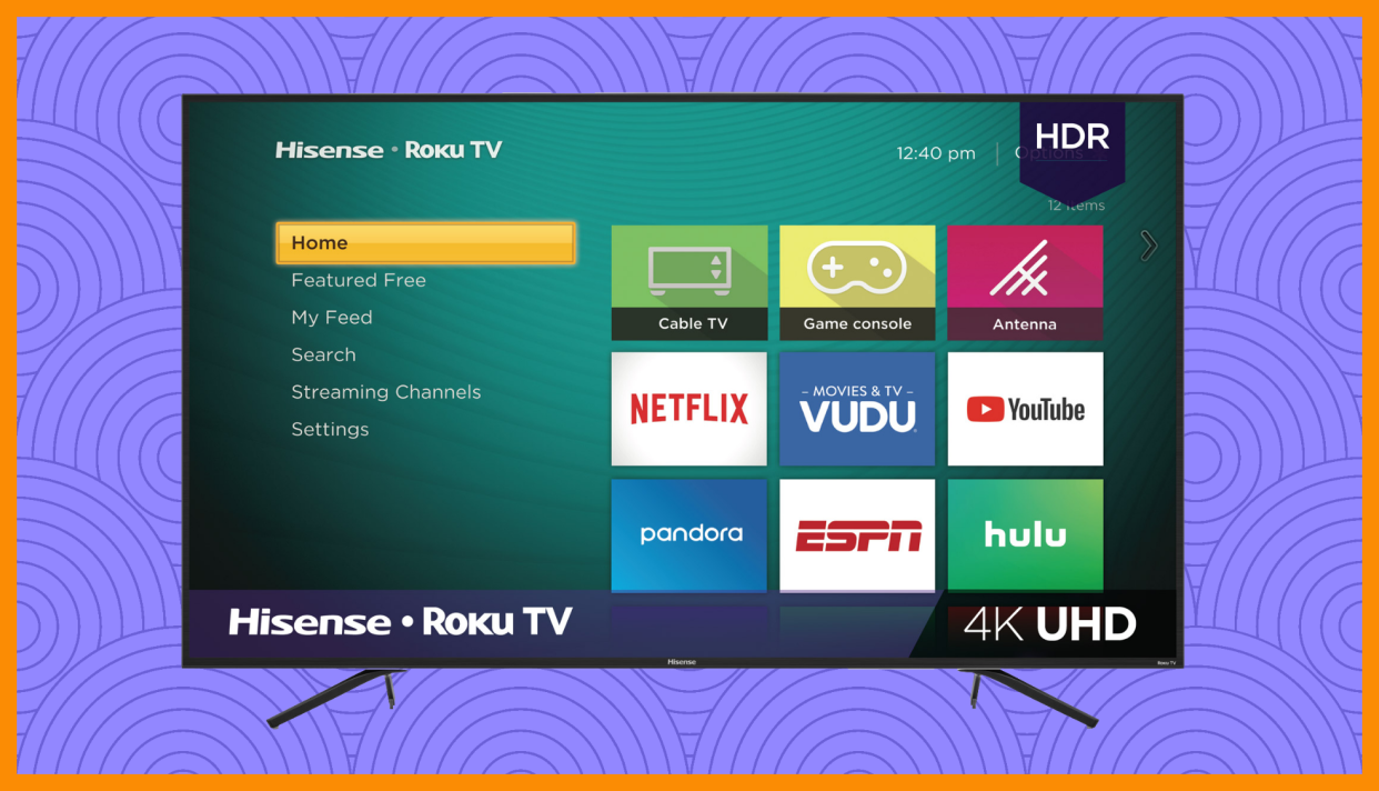 Save big on this Hisense 58-inch Class 4K Ultra HD LED Roku Smart TV. (Photo: Walmart)