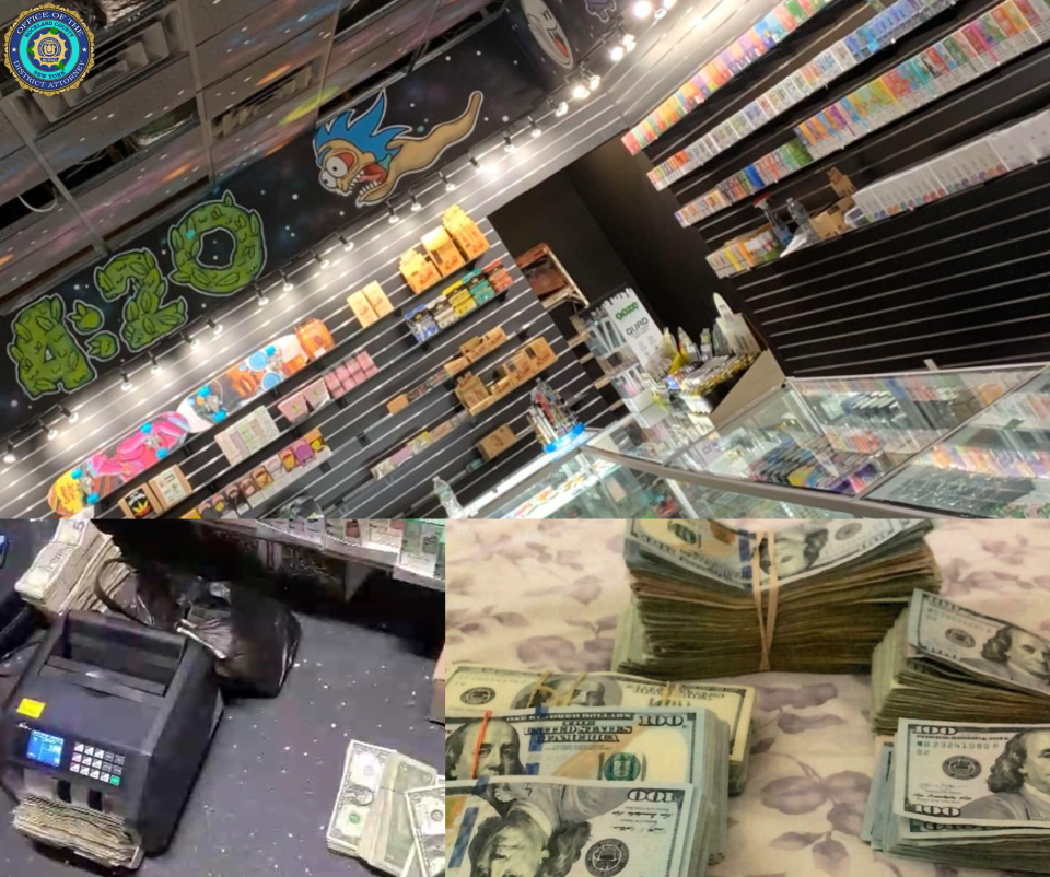 One of Rockland's unlicensed smoke shops raided for allegedly selling cannabis without a license.