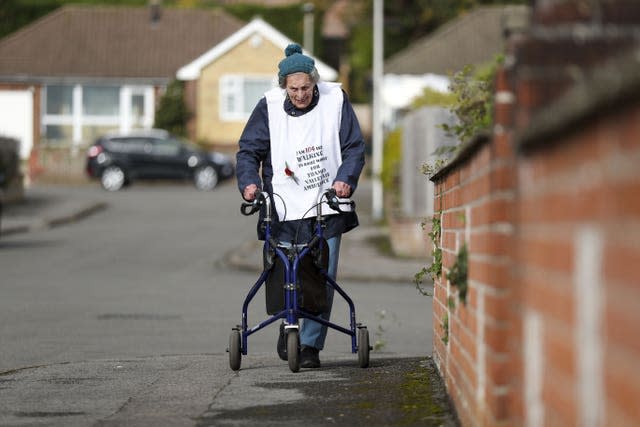 Ruth Saunders charity walk