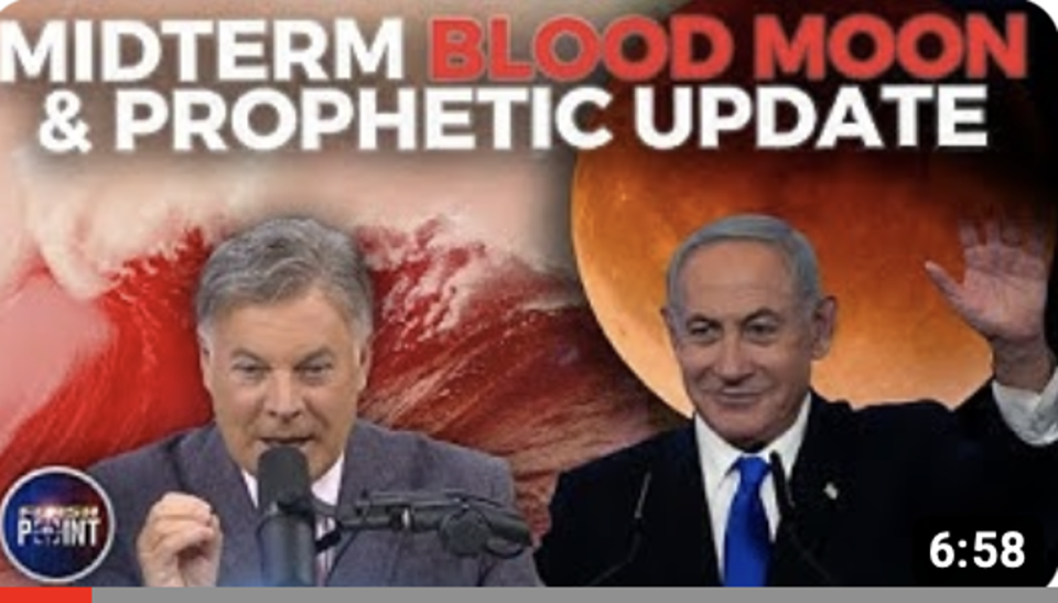 Pastor Lance Wallnau says the blood moon is a prophetic sign of a red wave of Republican victories at the midterms (YouTube / Flashpoint)