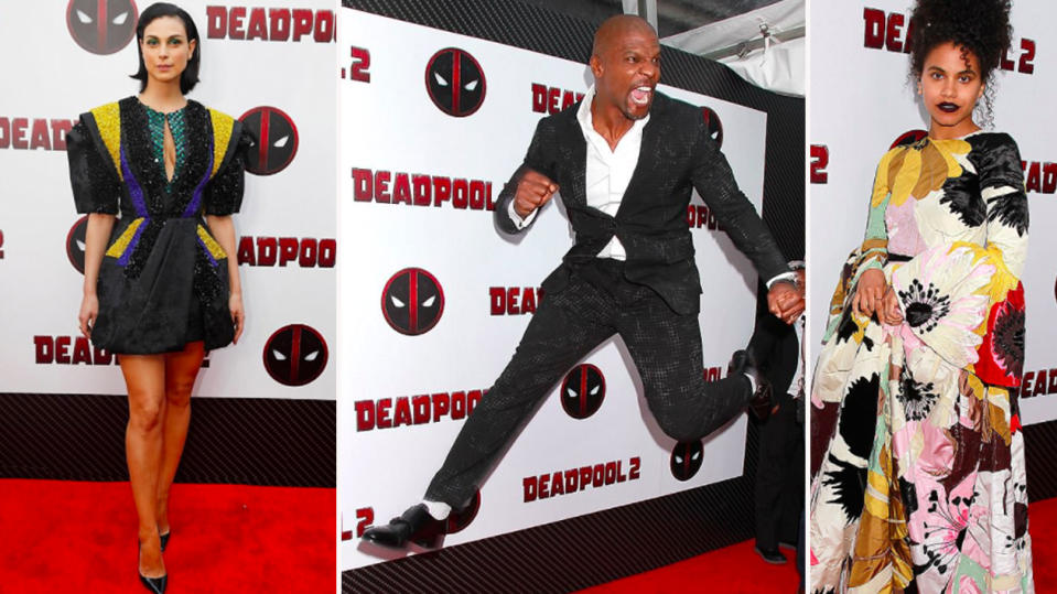 Ryan’s co-stars of Deadpool 2 were in attendance, including, Morena Baccarin, Terry Crews and Zazie Beets. Source: Getty