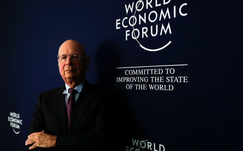 Klaus Schwab - Credit: AP