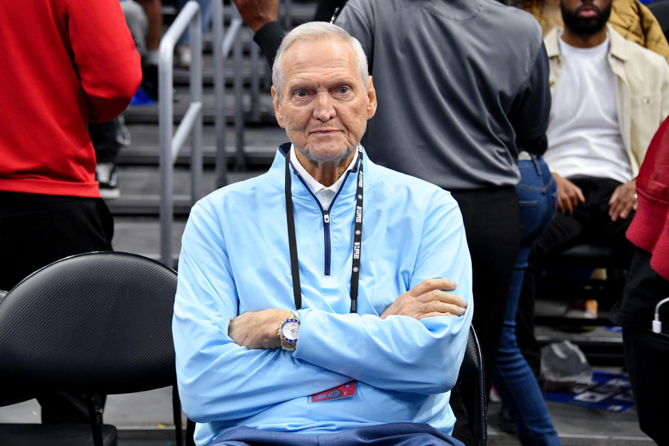 This will be the third time Jerry West will be inducted into the Basketball Hall of Fame. (Photo by Allen Berezovsky/Getty Images)