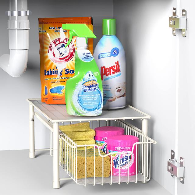 Kitidy 2-Tier Under Sink Cabinet Organizer for Kitchen and