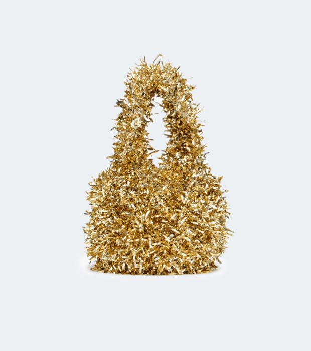 <p>Puppets and Puppets Tinsel Bag, $395, <a href="https://puppetsandpuppets.com/collections/bags/products/tinsel-bag" rel="nofollow noopener" target="_blank" data-ylk="slk:available here;elm:context_link;itc:0;sec:content-canvas" class="link ">available here</a></p>