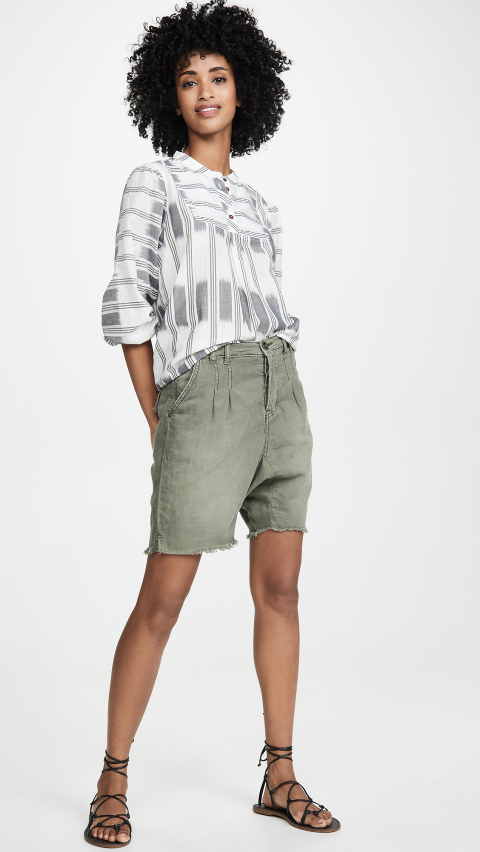 Free People Utility Harem Shorts  