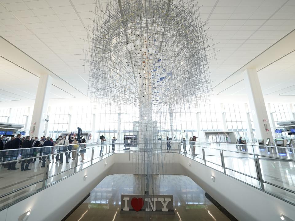 Terminal B in LaGuardia Airport, New York