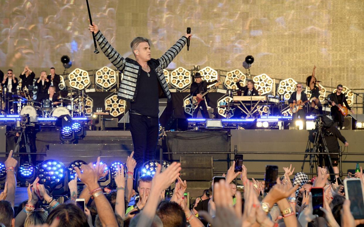 Robbie Williams at BST Hyde Park - Getty Images Europe